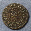MB108071, Kent 90, Chatham, Richard Creswell 1/4d, 1666 token