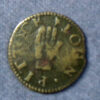 MB108089, Kent 156, Deal, John Pittock 1/4d, 1656 farthing token