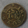 MB108135, Kent 230 Dover, Thomas Sharnall 1/4d, 1658