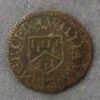 MB108175, Kent 394 Maidstone, William Web, Mercer 1/4d, 1649 2 pieces