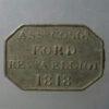 Scottish communion token Ford 1818 Burzinski 2589 pewter