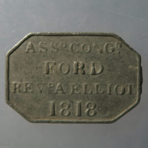 Scottish communion token Ford 1818 Burzinski 2589 pewter
