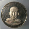 Moon Landing Apollo 11 1 ounce silver medal portrait of Edwin (Buzz) Aldrin 1969 British Hallmark