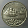Opening of Manchester Ship Canal 1894 white metal (pewter) medal