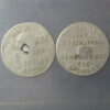 Ethiopia Aluminium token - Syndicat Des Commercants Et Industrels Des Dire Daoua 2 different countermarks -1922 1/16th thaler