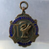 Liverpool Harriers & Athletic Club 1932 One Mile 3rd bronze & enamel fob medal