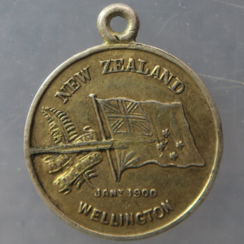 Second New Zealand contingent to Transvaal 1900 silver gilt medal Boer War