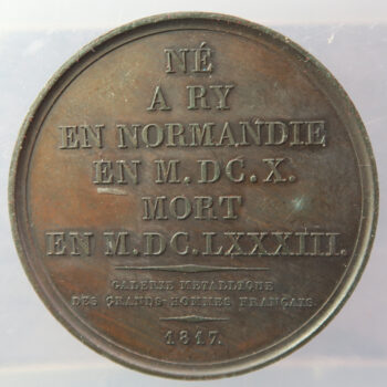 Ferance Great Men Medal 1817 Toggle the table of contents François Eudes de Mézeray - Medic & Historian