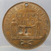 France shell card medal military Conscription lottery 1895