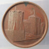 Newport Education Committee - School Attendance medal in bronze 1906-7 Newport Castle