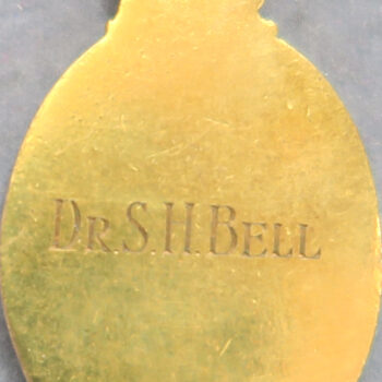 Oil & Colour Chemists Association - Presidents badge depicting Leonardo da Vinci - 1965-7 Dr. S H Bell