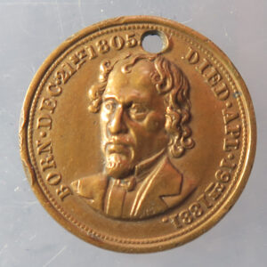 Benjamin Disraeli portrait medal 1805- 1881 Politics