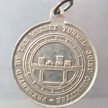Liverpool. Opening of Mersey Tunnel 1934 Given by the Mersey Tunnel Joint Committee Aluminium 32mm medal
