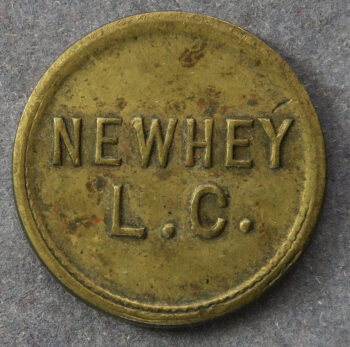 Newhey Liberal Club 5x tokens - 3x 2d + 2x 1d - lot