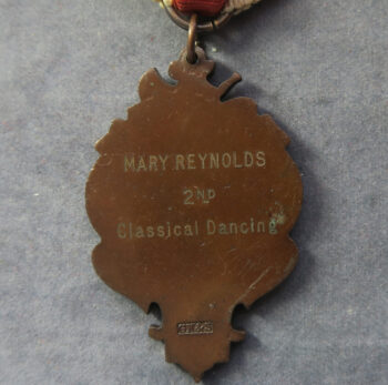 City of London Eisteddfod 1939 bronze & enamel medal prize