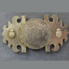 Hawaii Dala or Dollar 1883 made into buckle silver - complete KM 7