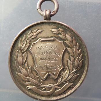 Halifax Chamber of Commerce silver prize medal 1924-25 to Alfred Bottomley