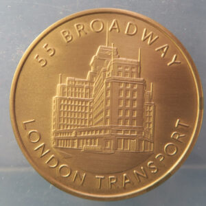 United Kingdom, Medal, 55 Broadway, London Transport, 1993-93 - 60 years, , Bronze
