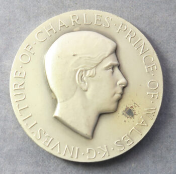 Charles Investiture as Prince of Wales 1969 medal - unofficial silver medal 44.6mm by Pinches
