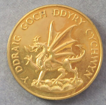 Charles Investiture as Prince of Wales 1969 medal - Official Royal Mint Gilt Bronze small size 32mm by Rizzelo