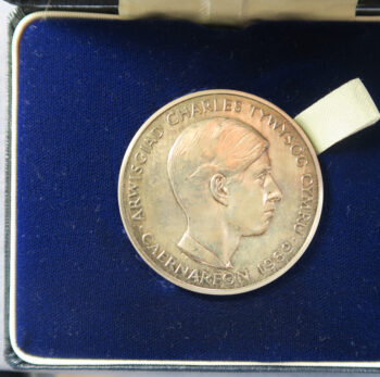 Charles Investiture as Prince of Wales 1969 medal - Official Royal Mint Sterling silver medium size 45mm by Rizzelo in box