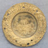 Wolverhampton Industrial Exhibition 1902 Gilt pewter oin dish souvenir medal like
