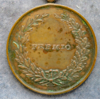 Italy College of St. Louis in Bologna school bronze merit medal