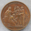 Belgium 1850 Provincial Exhibition bronze medal by F de Hundt