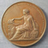 Netherlands 1869 Amsterdam Exhibition bronze Services medal