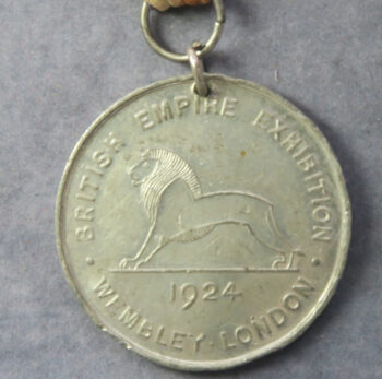 1924 Wembley Empire Exhibition medal advert for Gibbs yoothpaste pewter souvenir