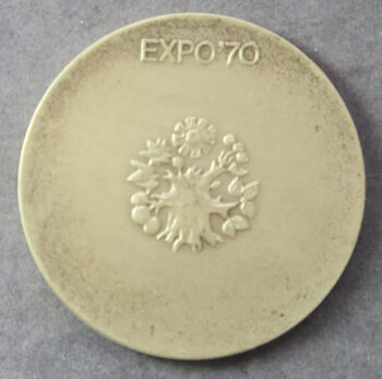 EXPO 70 Osaka, Japan Exhibition silver medal