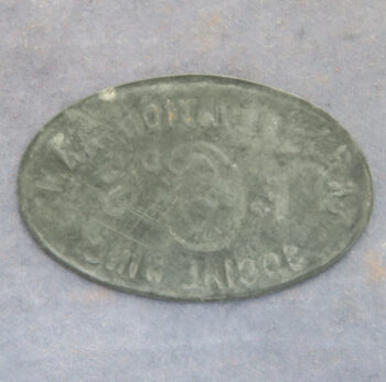 Salvation Army Social Wing bracteate zinc tokens - 3d - 4d and 6d - 3 tokens