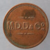 Ceylon token 4 1/2 D M. D. D. & CO. Pridmore 72