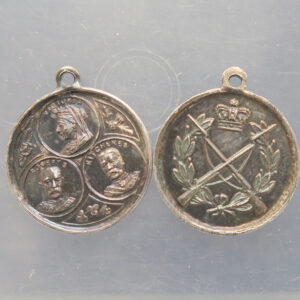 Scotland pair of school prize medals Anderson Education Institute - Lerwick, Shetland - silver & Bronze - Now Anderson High School