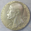 Czechoslovakia,death of President T.G. Masaryk, large silver Medal 1937, by Španiel,