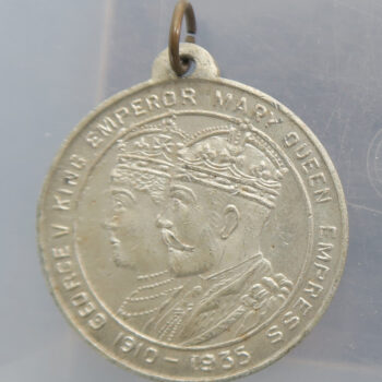 India jubilee of George V 1911-35 Aluminium souvenir medal rev. Gateway of India