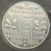 Germany Bayerische Handelsbank50th anniversary portrait of Dr.Wilhelm Freiherr von Pechmann by H Hahn silver medal in box
