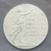 John Pinches advertising medal - medal maker - Aluminium medal