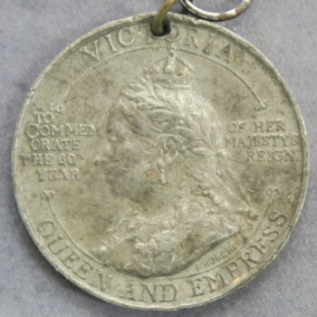 South Africa - Cape Colony 1897 Victoria's Jubilee medal pewter by Bowcher published by Spink