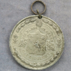 South Africa - Cape Colony 1897 Victoria's Jubilee medal pewter by Bowcher published by Spink