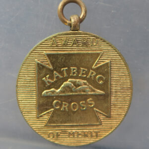 South Africa, Katberg Sanatorium - Pleasure Place - Merit Cross brass 25.8mm