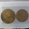 Isle Of Man. Penny + halfpenny Tokens, 1830. For Publick Accommodation - 2 tokens Pridmore 55 & 61