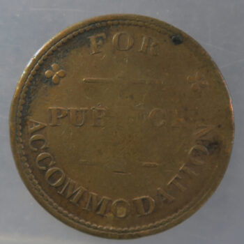 Isle Of Man. Penny + halfpenny Tokens, 1830. For Publick Accommodation - 2 tokens Pridmore 55 & 61