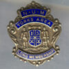 National Union of Mineworkers Yorkshire Area Long Membership silver & enamel badge hallmark 1961