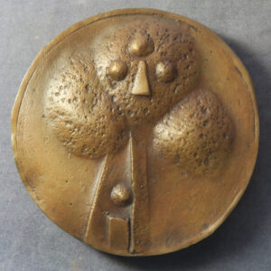 MB109013 Geoffrey Clarke R.A.: Nature and Time bronze medal for BAMS 1999 and millennium