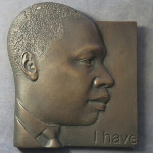 MB109021 Martin Luther King medal for BAMS bronze I have a dream