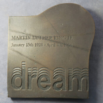 MB109021 Martin Luther King medal for BAMS bronze I have a dream