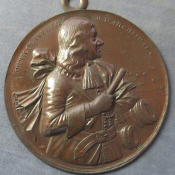 Electrotype medal Admiral Nils Juel Battle of Køge Bay