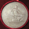 MB109045 France Exposition Universelle 1889 Paris Eiffel Tower Art Nouveau silver medal given to constructors