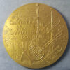 MB109050 France Gilt Bronze medal 1983 Greetings on a Major Scale - Voeux en Majeur by Jacki Mauviel